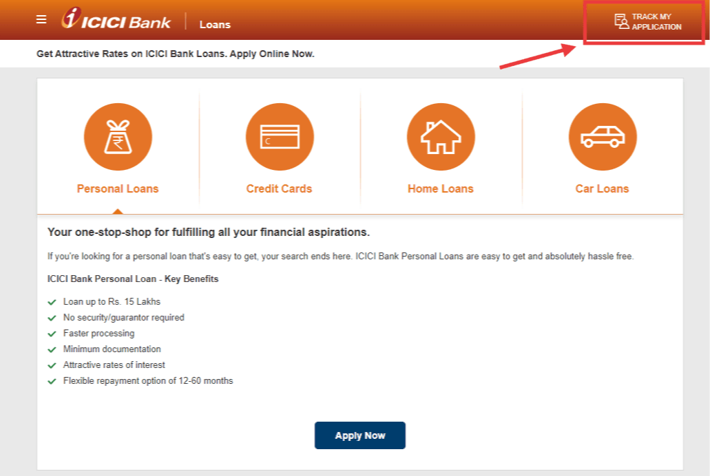 How to Check Credit Card Application Status: ICICI