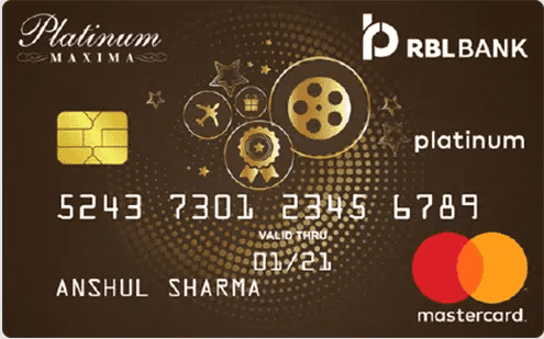 RBL Platinum Maxima Credit Card