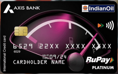 IndianOil Axis Bank Rupay Platinum Credit Card